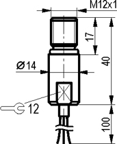 Габариты ISB W212S8-31N-1,5-1C-O-0,1